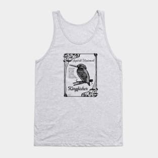 Spirit Animal - Kingfisher - black Tank Top